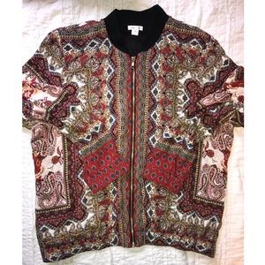 Ultra light weight bomber jacket